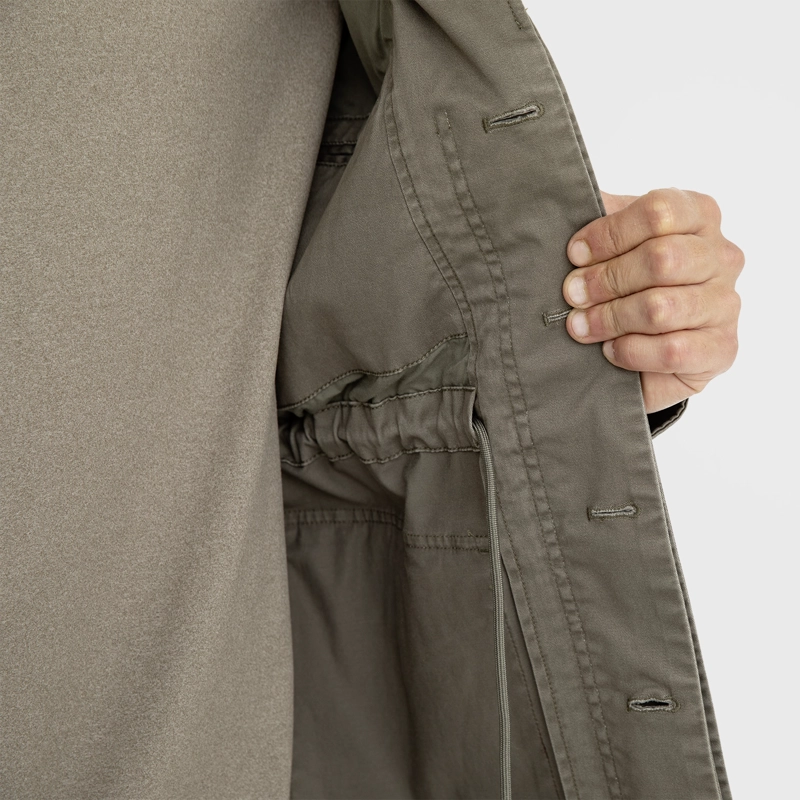 CHAQUETA ULTRA LIGHT VERDE MILITAR BLACK BUBBA - 6