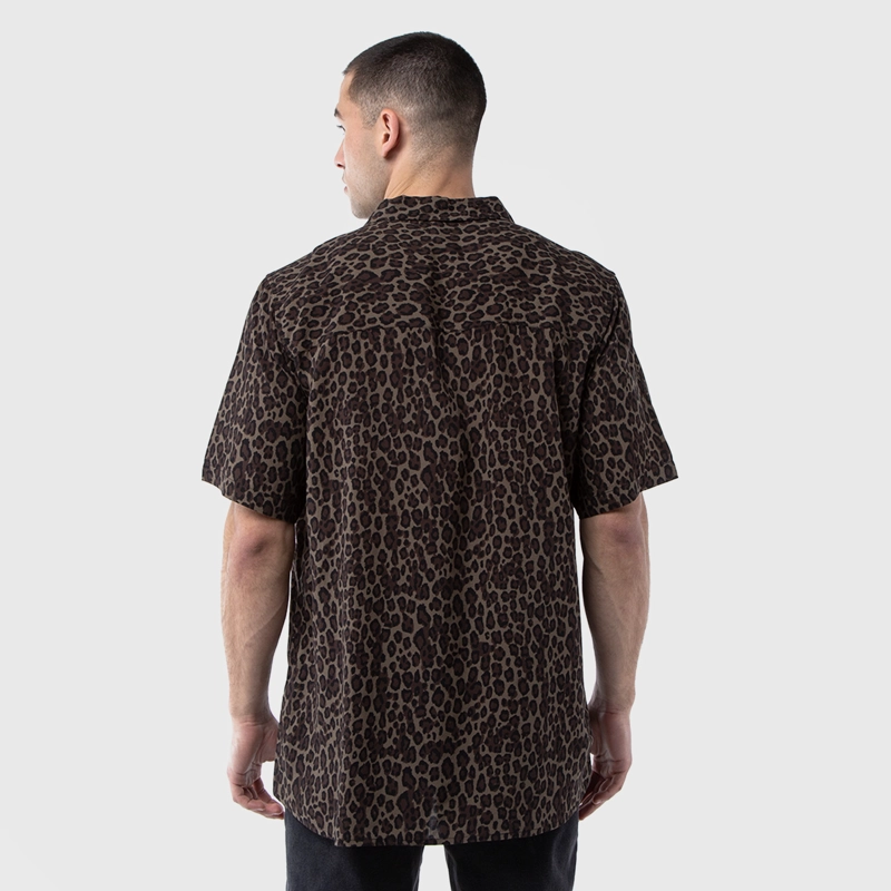 CAMISA VISCOSA ANIMAL PRINT BLACK BUBBA - 3