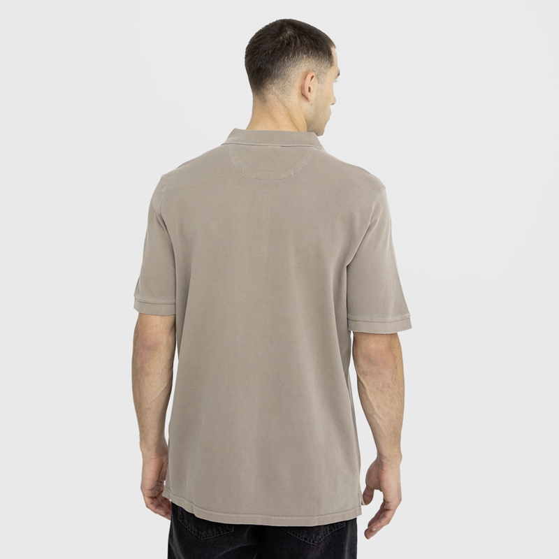 POLERA POLO PIQUE CAFE CLARO BLACK BUBBA - 2