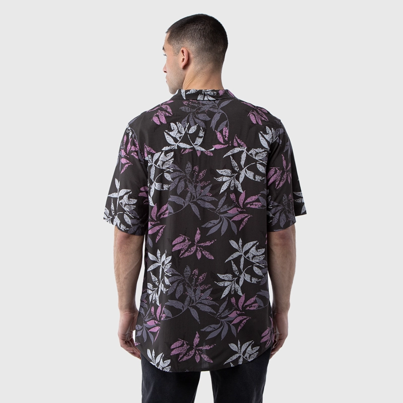 CAMISA VISCOSA SUMMER PRINT BLACK BUBBA - 3
