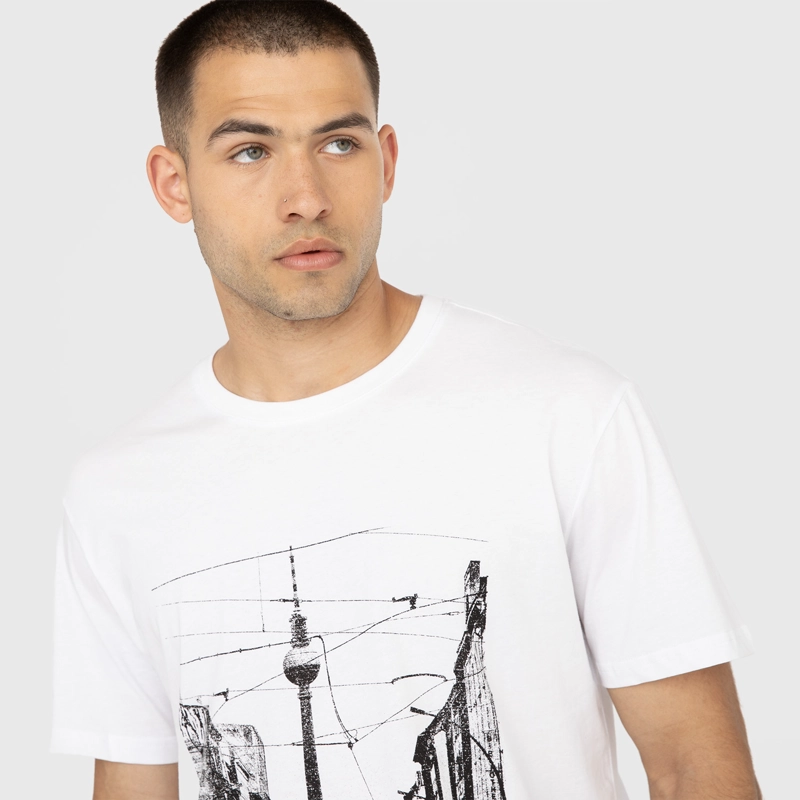 POLERA ON TOUR BERLIN WHITE BLACK BUBBA - 3
