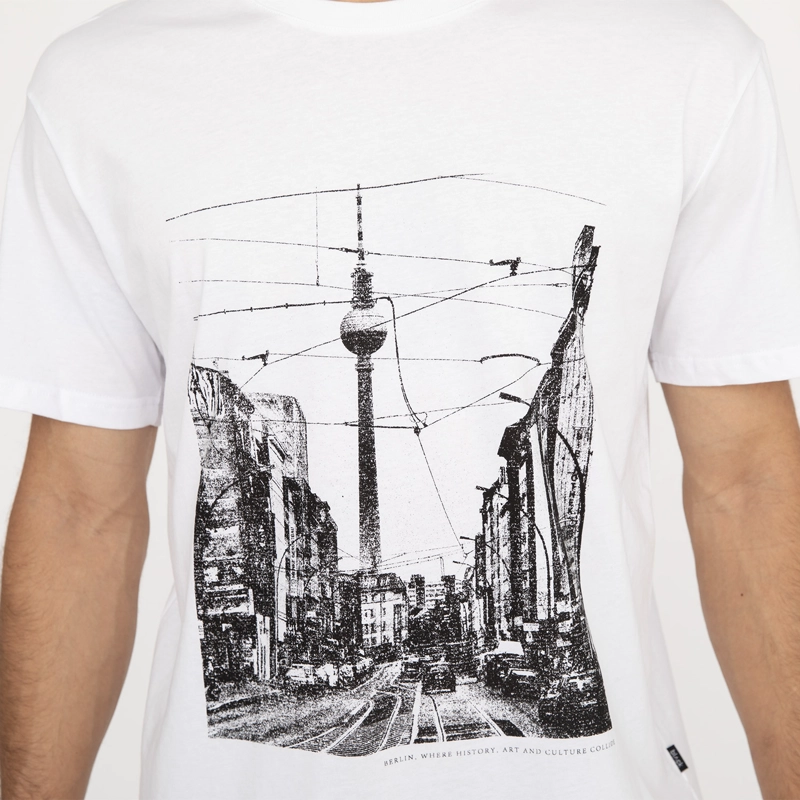 POLERA ON TOUR BERLIN WHITE BLACK BUBBA - 5