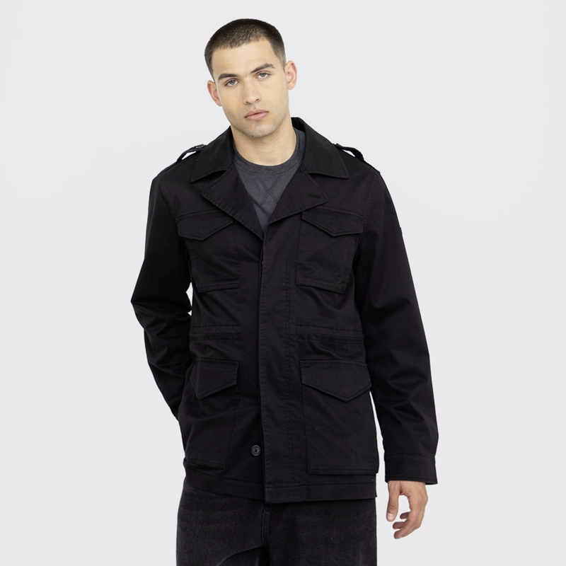 CHAQUETA ULTRA LIGHT NEGRO BLACK BUBBA - 1