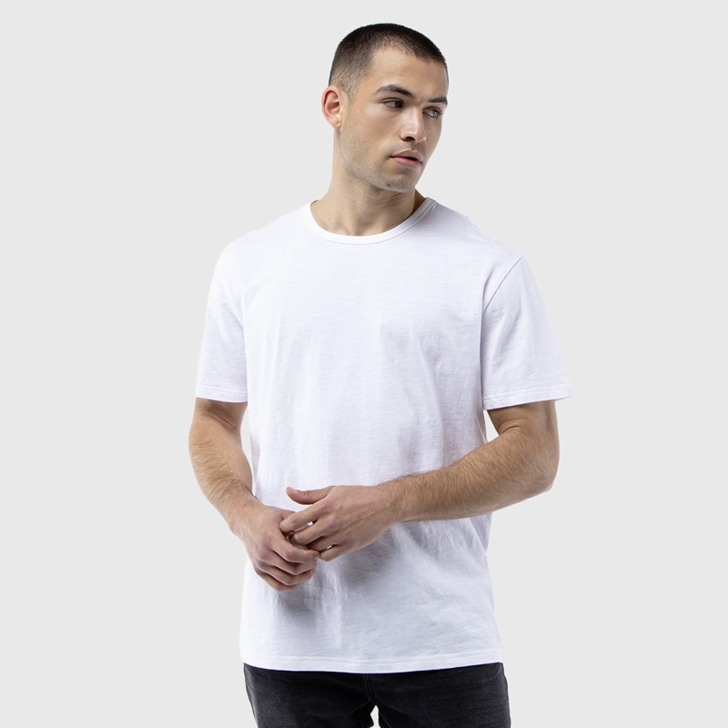 POLERA SLUB COTTON WHITE BLACK BUBBA - 2