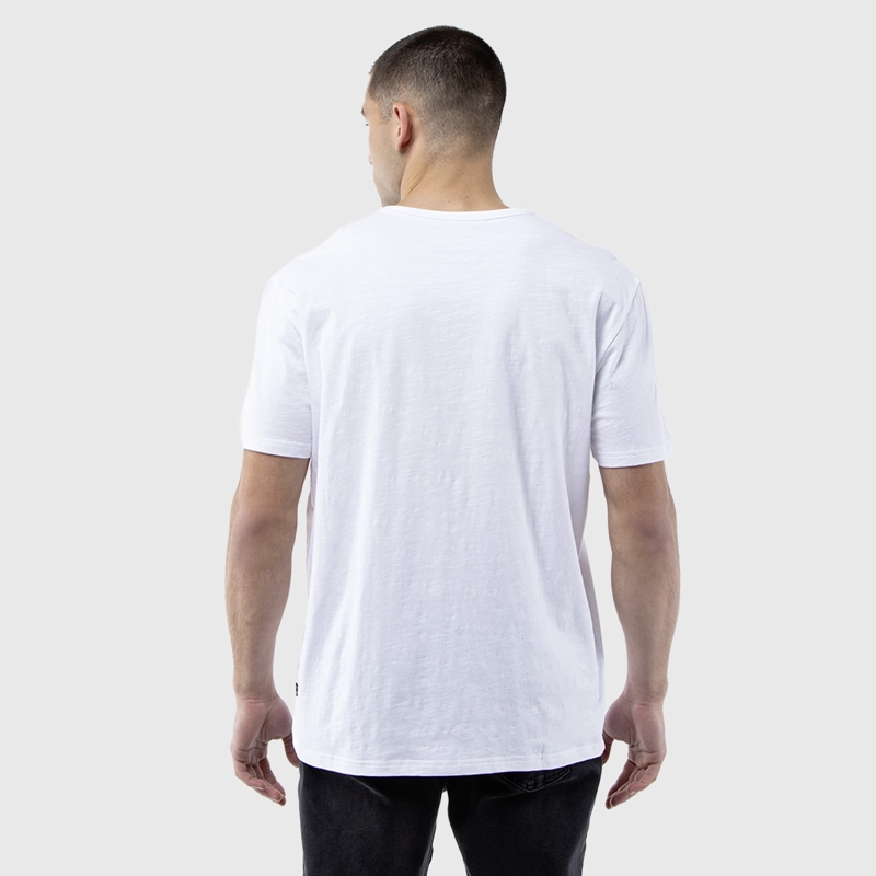 POLERA SLUB COTTON WHITE BLACK BUBBA - 3