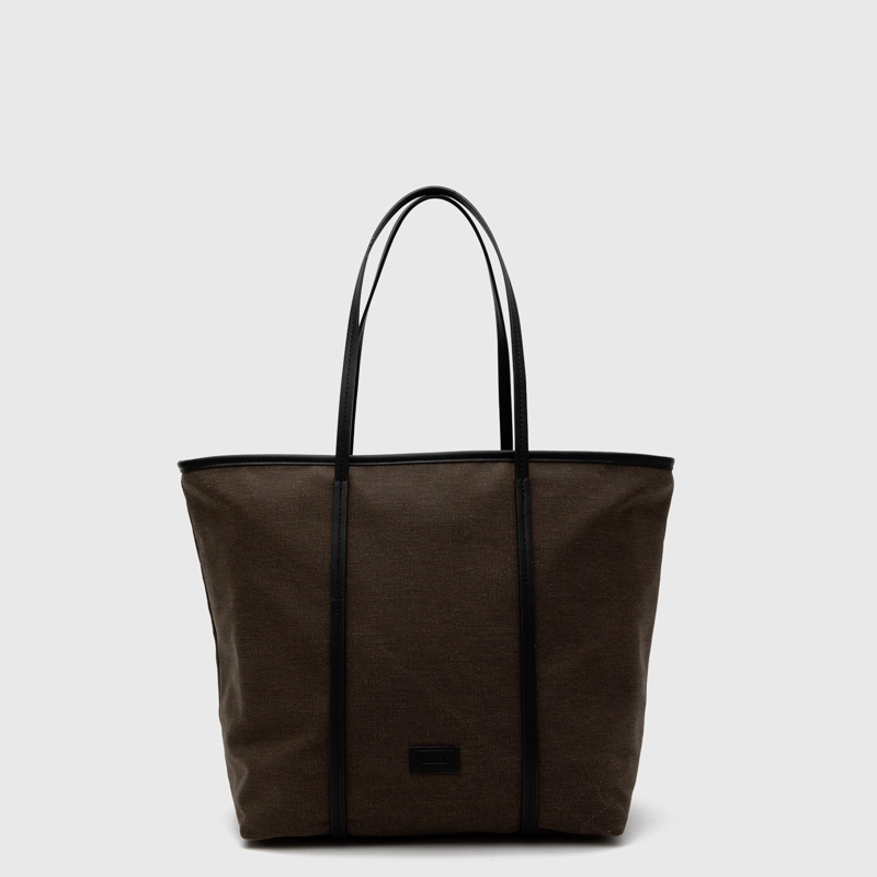 CARTERA TOTE WAXED CANVAS MAPLE BLACK BUBBA - 3