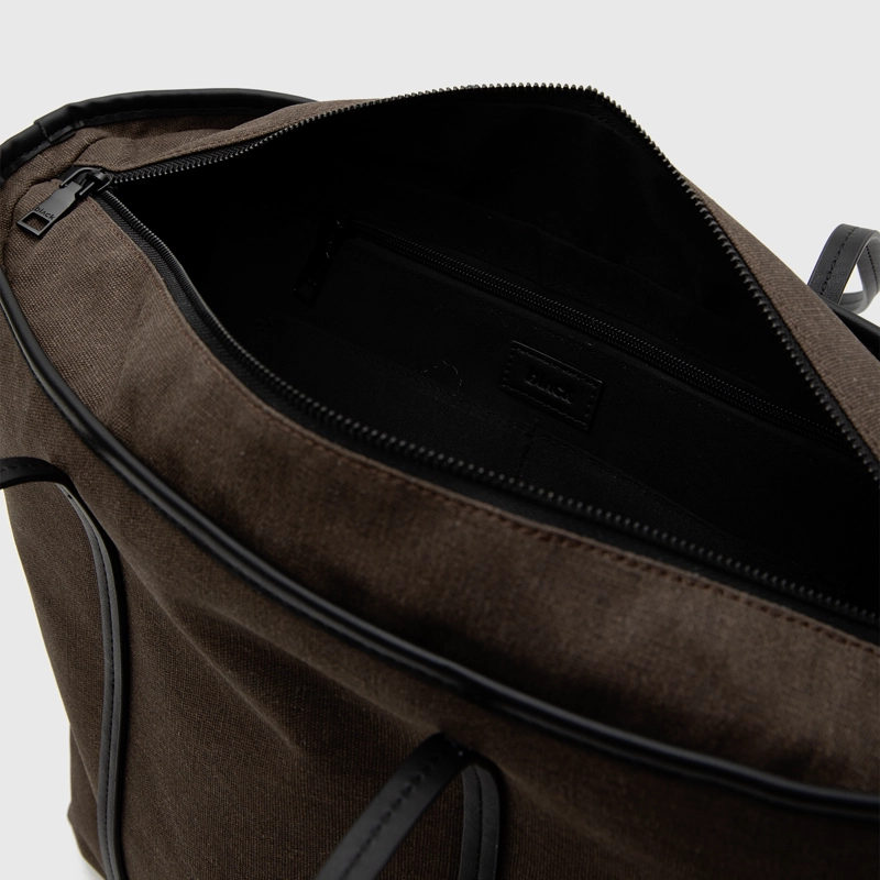 CARTERA TOTE WAXED CANVAS MAPLE BLACK BUBBA - 7