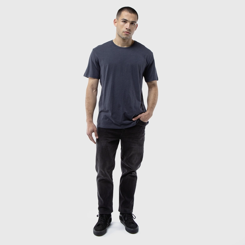 POLERA SLUB COTTON GRIS MARENGO BLACK BUBBA - 1
