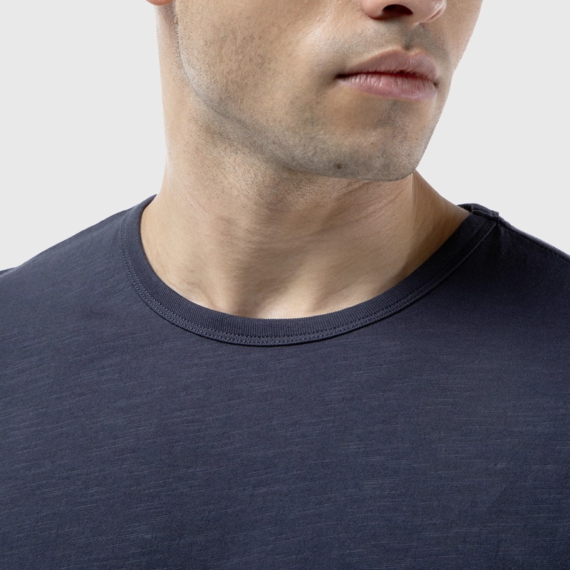 POLERA SLUB COTTON GRIS MARENGO BLACK BUBBA - 5