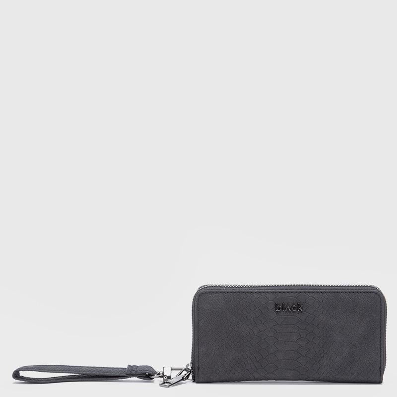 BILLETERA SNAKE BLACK BLACK BUBBA - 1