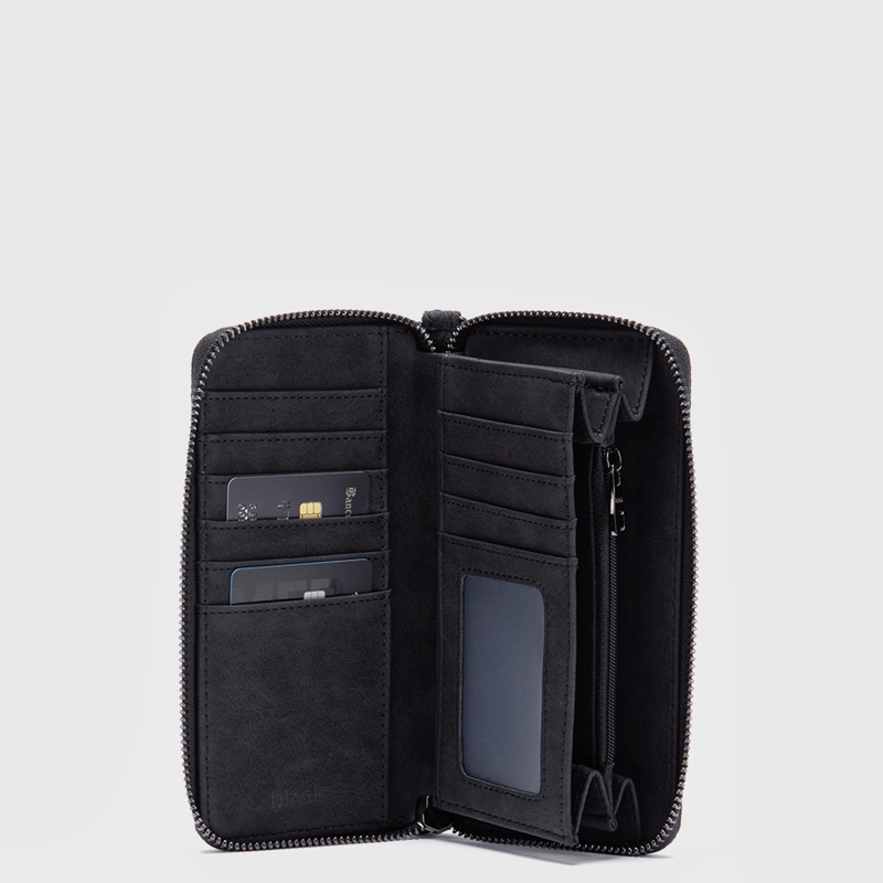 BILLETERA SNAKE BLACK BLACK BUBBA - 5
