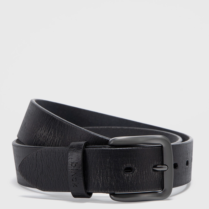 CINTURON VINTAGE BLACK 110 BLACK BUBBA - 1