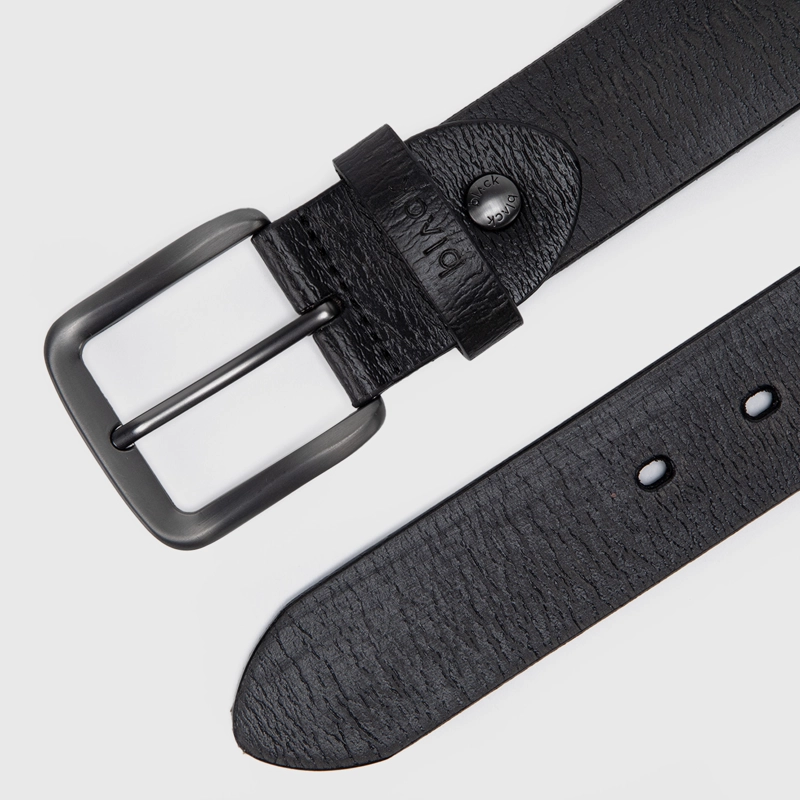 CINTURON VINTAGE BLACK 110 BLACK BUBBA - 2
