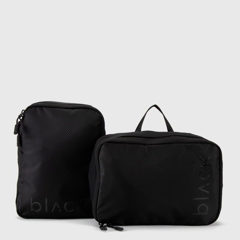 TRAVEL ORGANIZER SET REGULAR BLACK BUBBA - 1
