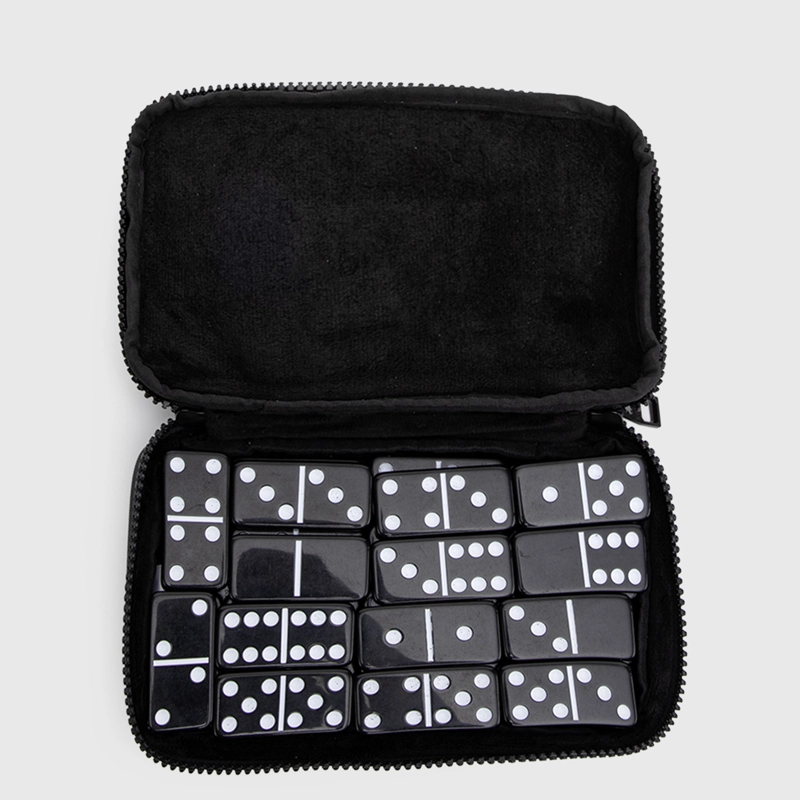 DOMINO SET BLACK BLACK BUBBA - 1