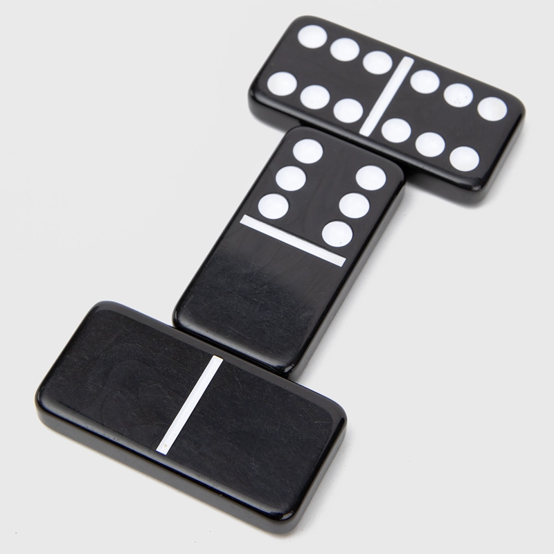 DOMINO SET BLACK BLACK BUBBA - 4