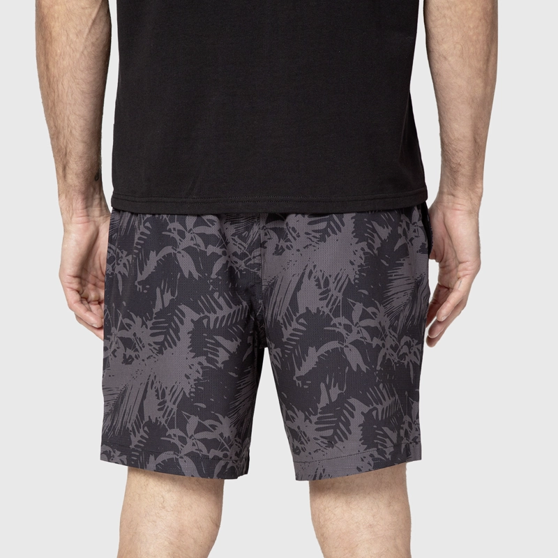 SHORT ACTIVE DUO PALMS BLACK BUBBA - 2