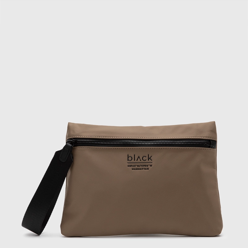 CARTERA CLUTCH MANHATTAN MOSS BLACK BUBBA - 1