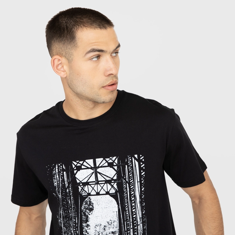 POLERA ON TOUR CHICAGO BLACK BLACK BUBBA - 4