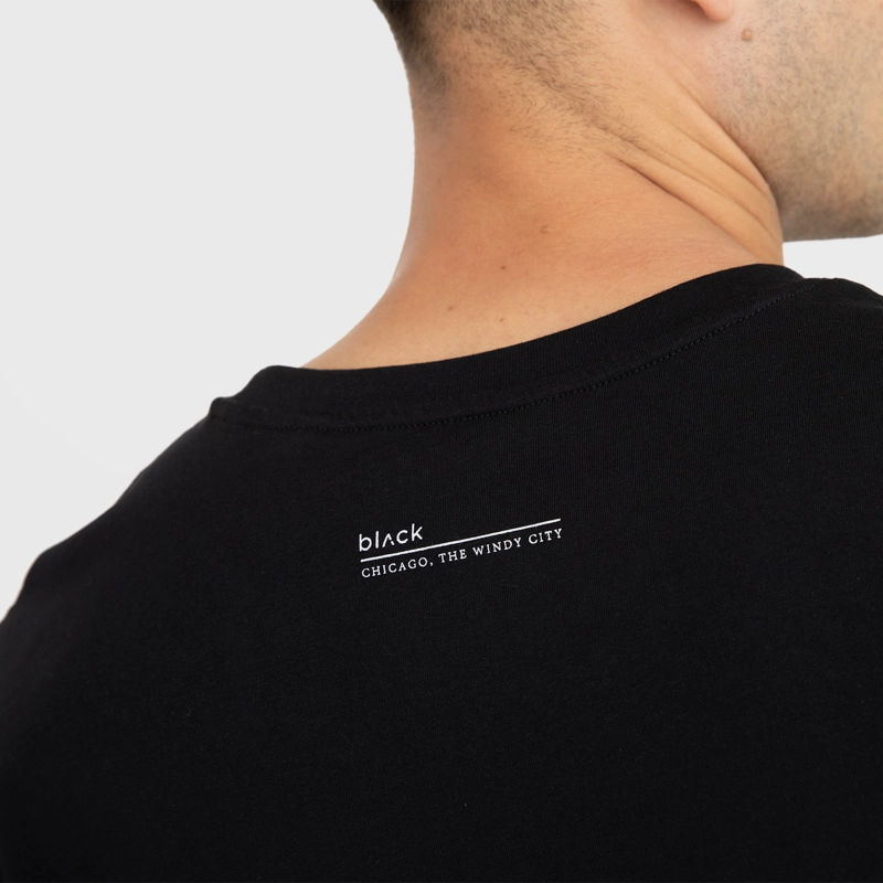 POLERA ON TOUR CHICAGO BLACK BLACK BUBBA - 5