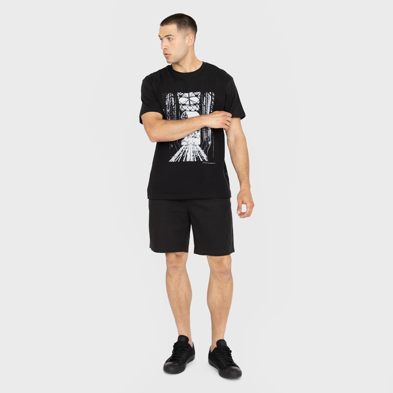 POLERA ON TOUR CHICAGO BLACK BLACK BUBBA - 6