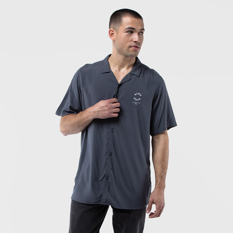 CAMISA VISCOSA ALWAYS GRIS BLACK BUBBA - 1