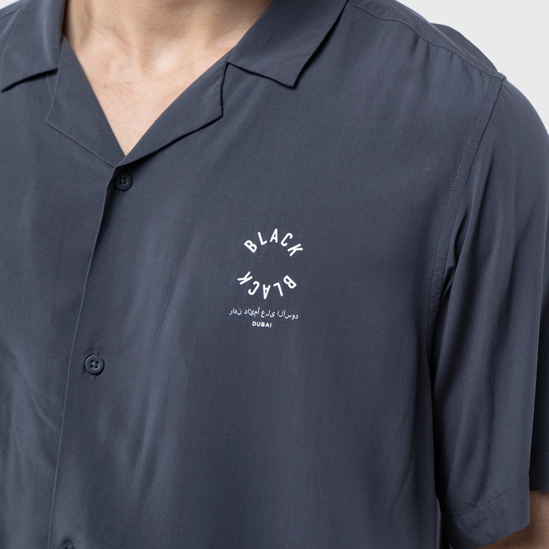 CAMISA VISCOSA ALWAYS GRIS BLACK BUBBA - 4