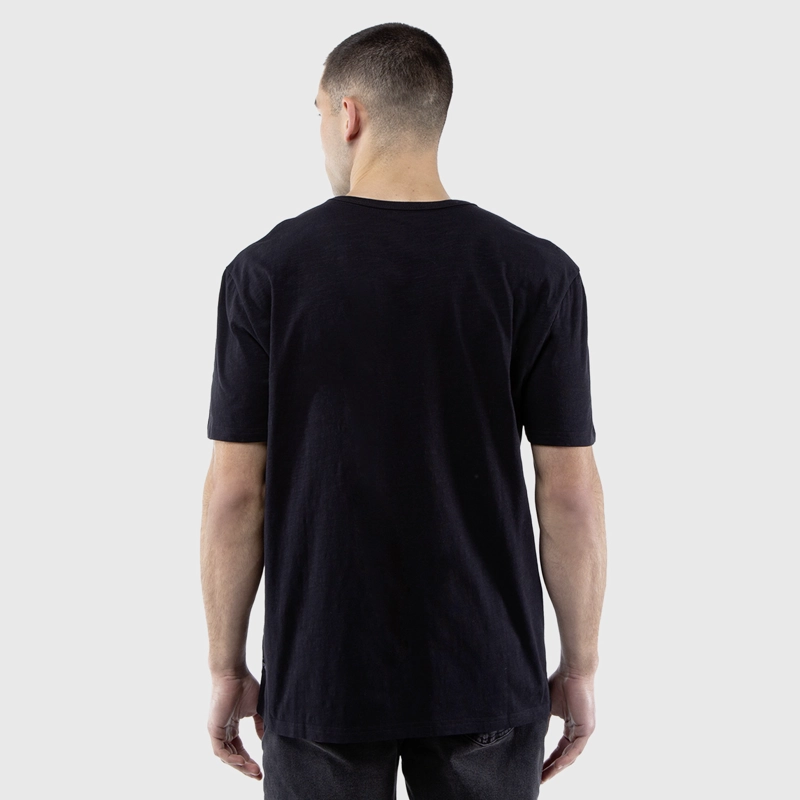 POLERA SLUB COTTON NEGRO BLACK BUBBA - 3