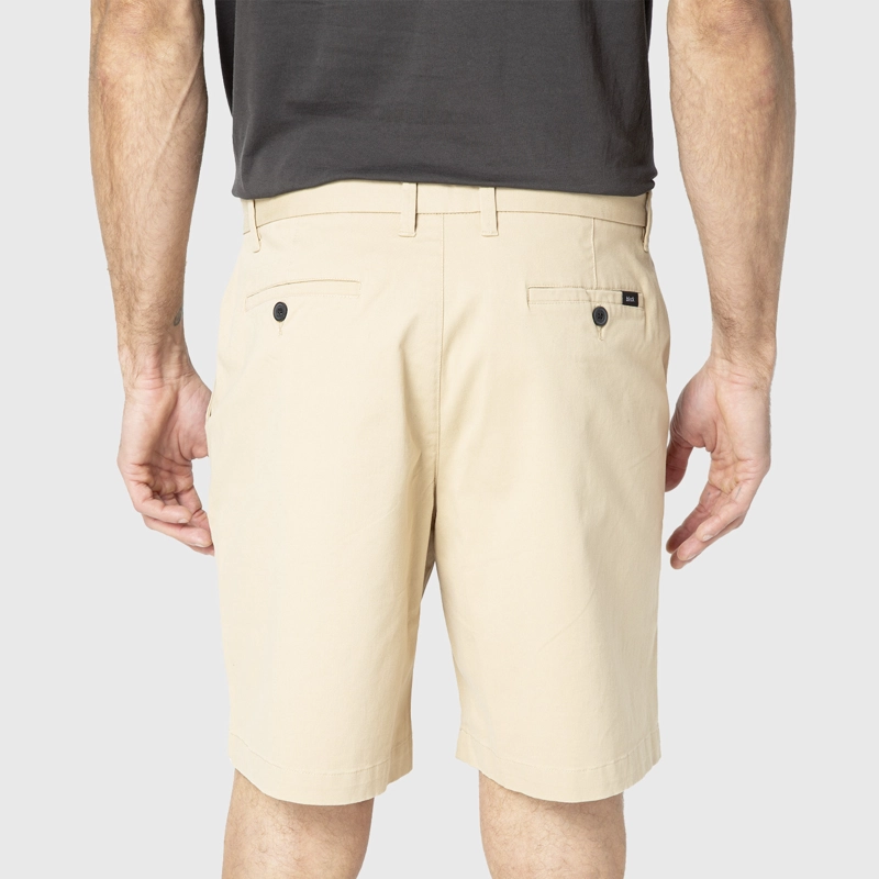 SHORT COTTON BEIGE BLACK BUBBA - 2