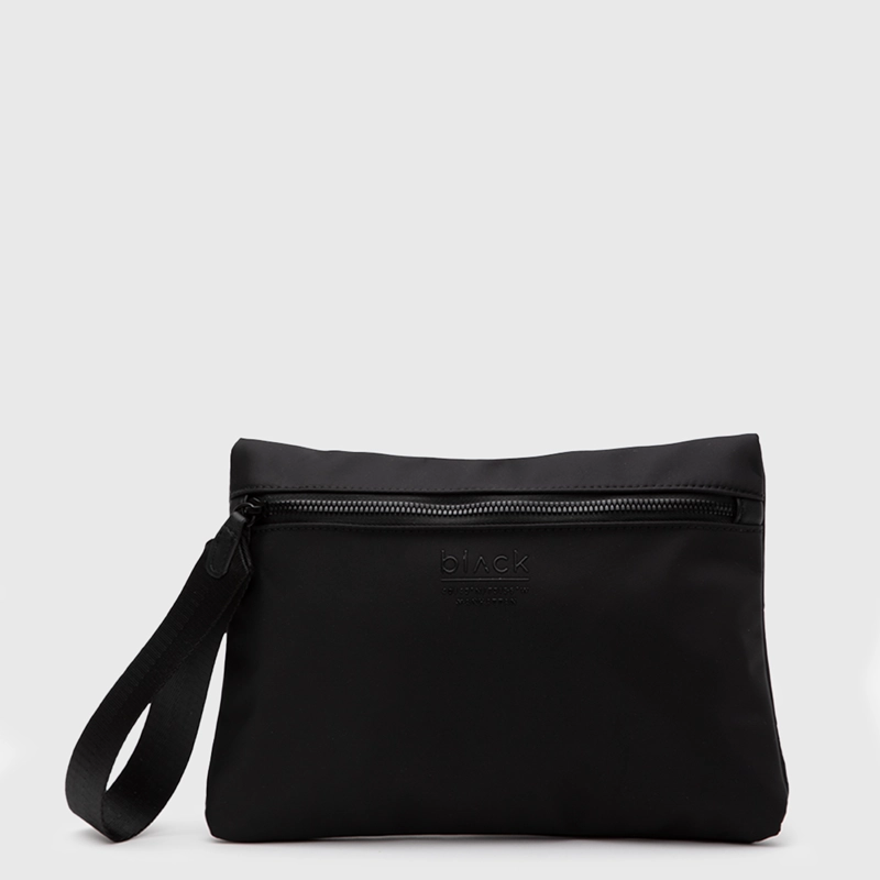 CARTERA CLUTCH MANHATTAN BLACK BLACK BUBBA - 1