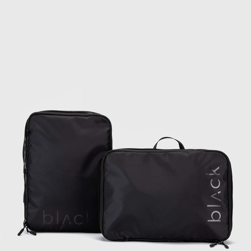 TRAVEL ORGANIZER SET LARGE BLACK BUBBA - 1