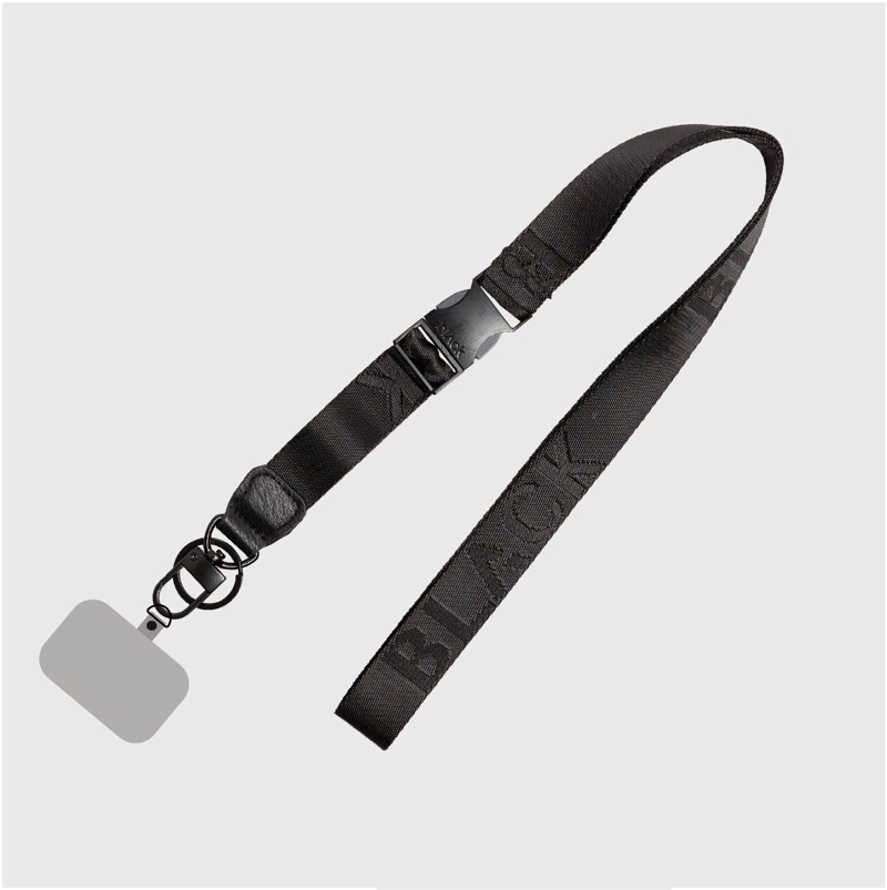 LANYARD LOGO BLACK BLACK BUBBA - 1