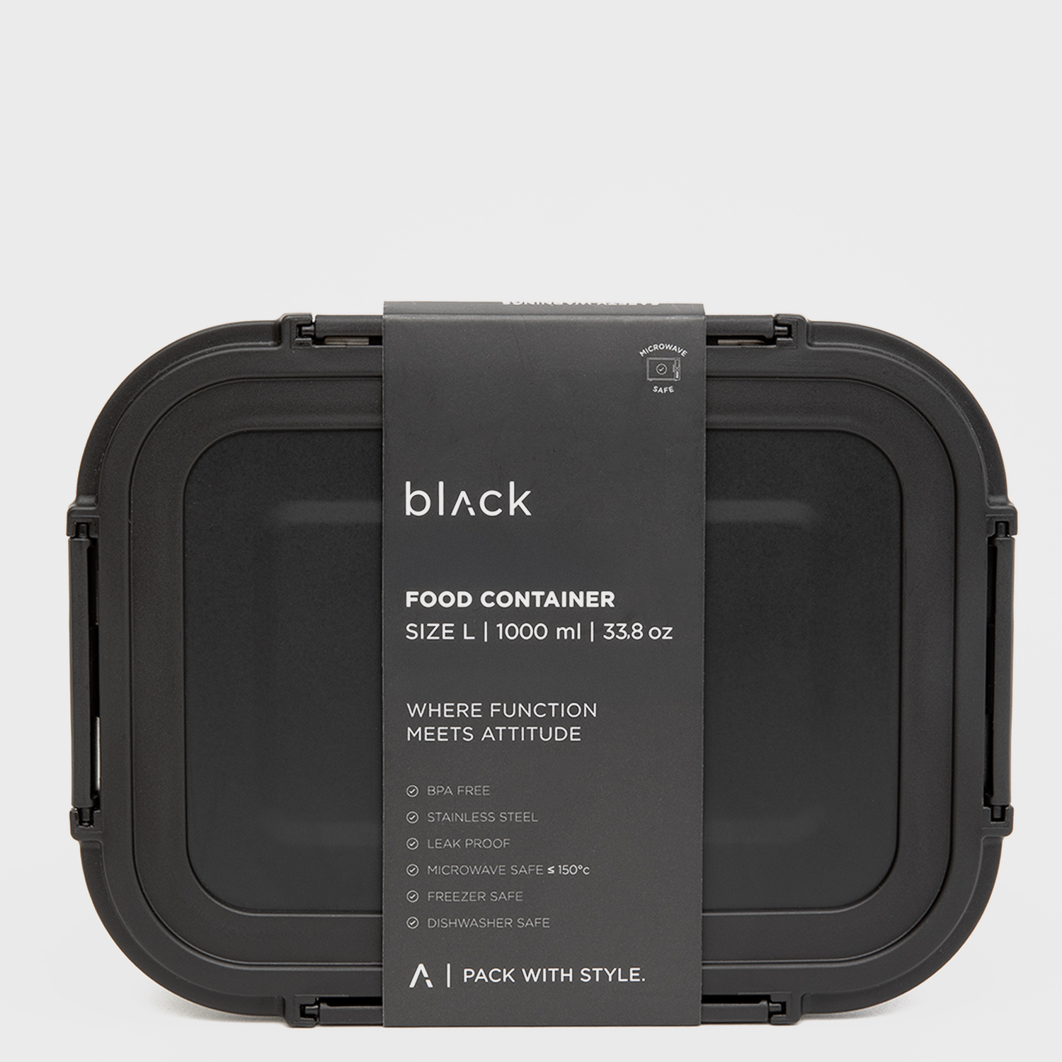 TAPER RECIPIENTE BLACK L BLACK BUBBA - 3