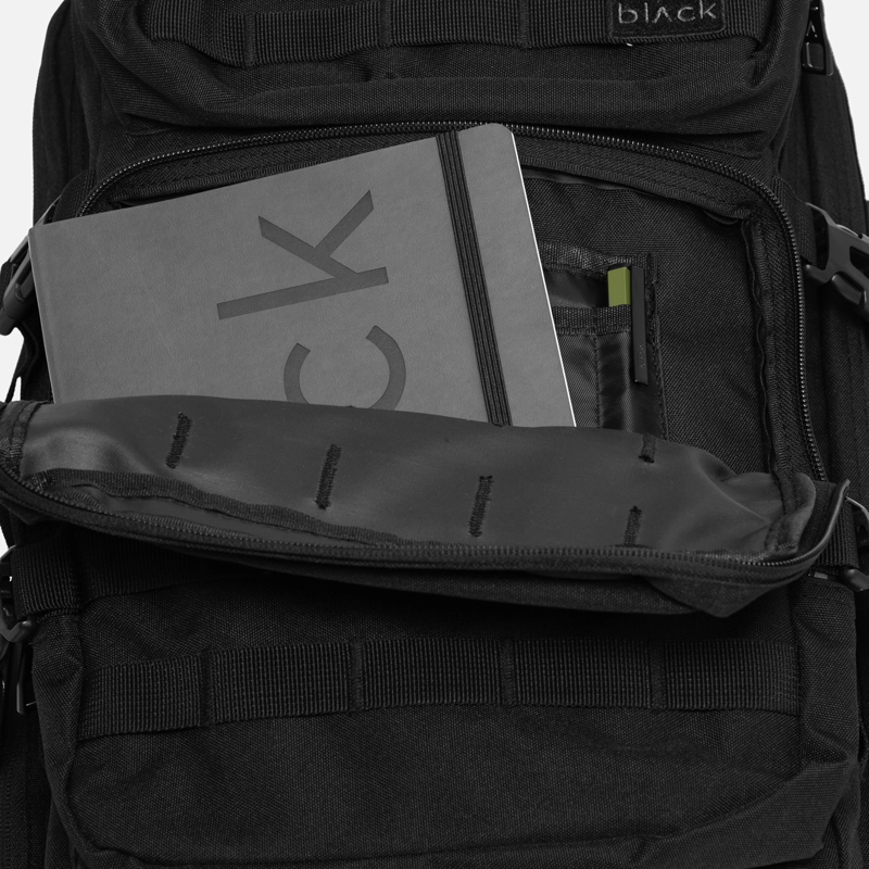 MOCHILA HARVEY BLACK BLACK BUBBA - 3
