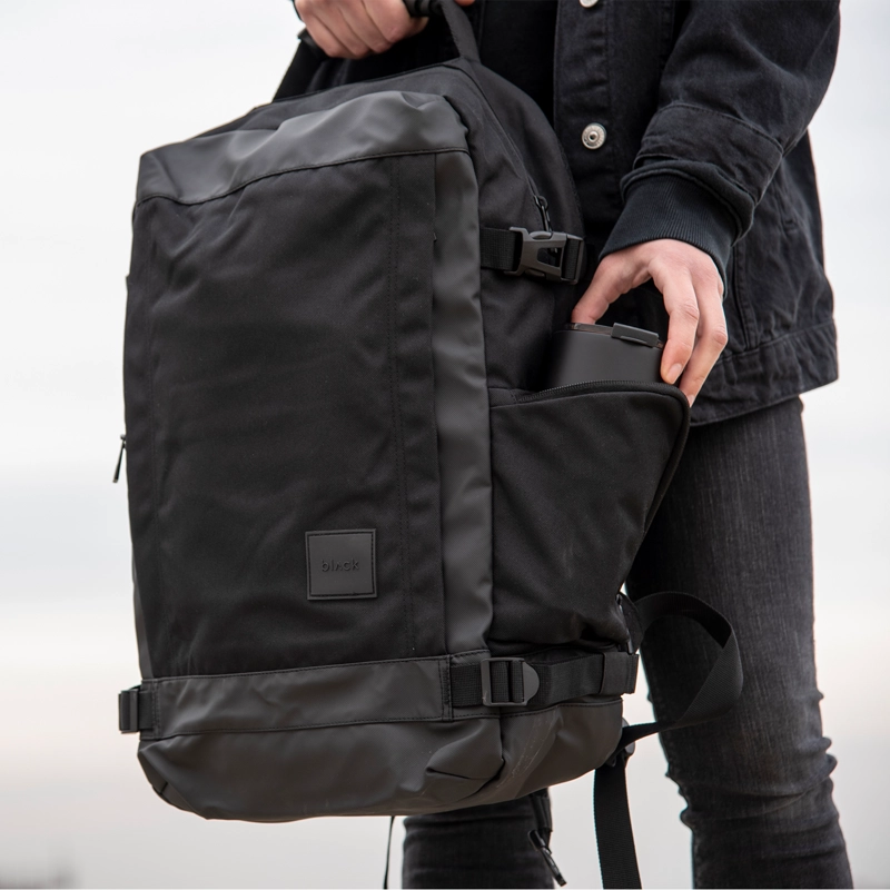 MOCHILA KABBALAH BLACK BLACK BUBBA - 2