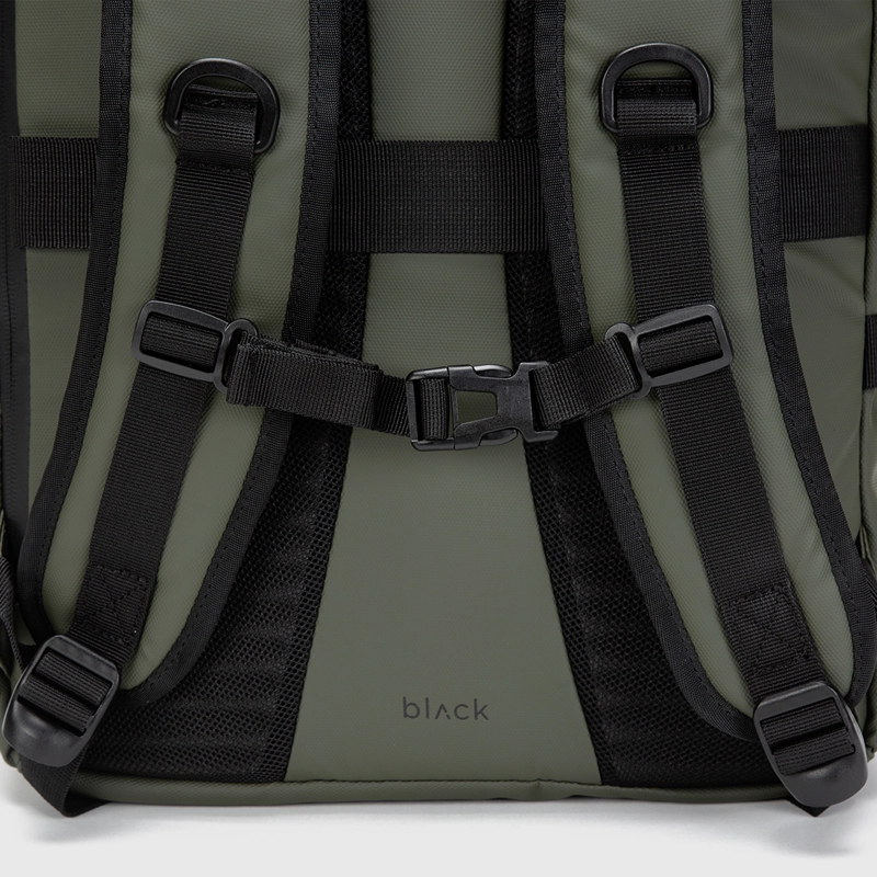 MOCHILA TRAVEL SOHO MOSS BLACK BUBBA - 8