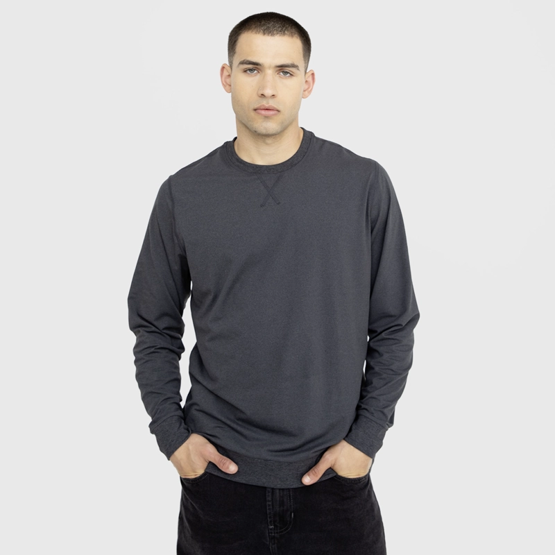 CREWNECK ULTRA SOFT NEGRO BLACK BUBBA - 1