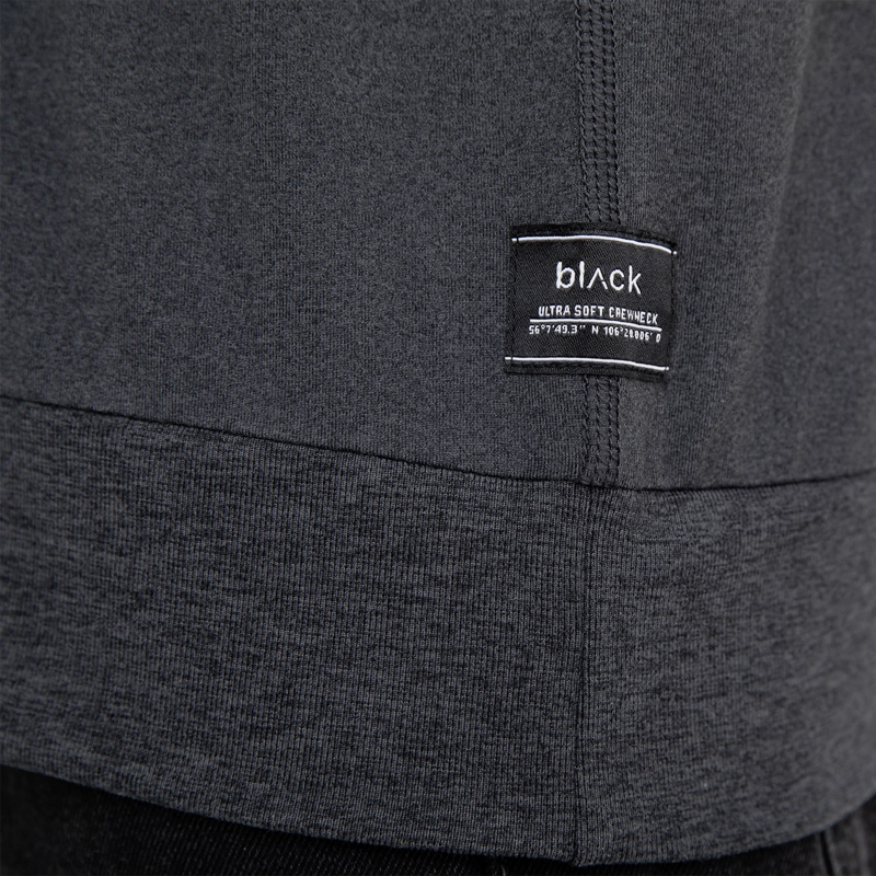 CREWNECK ULTRA SOFT NEGRO BLACK BUBBA - 5