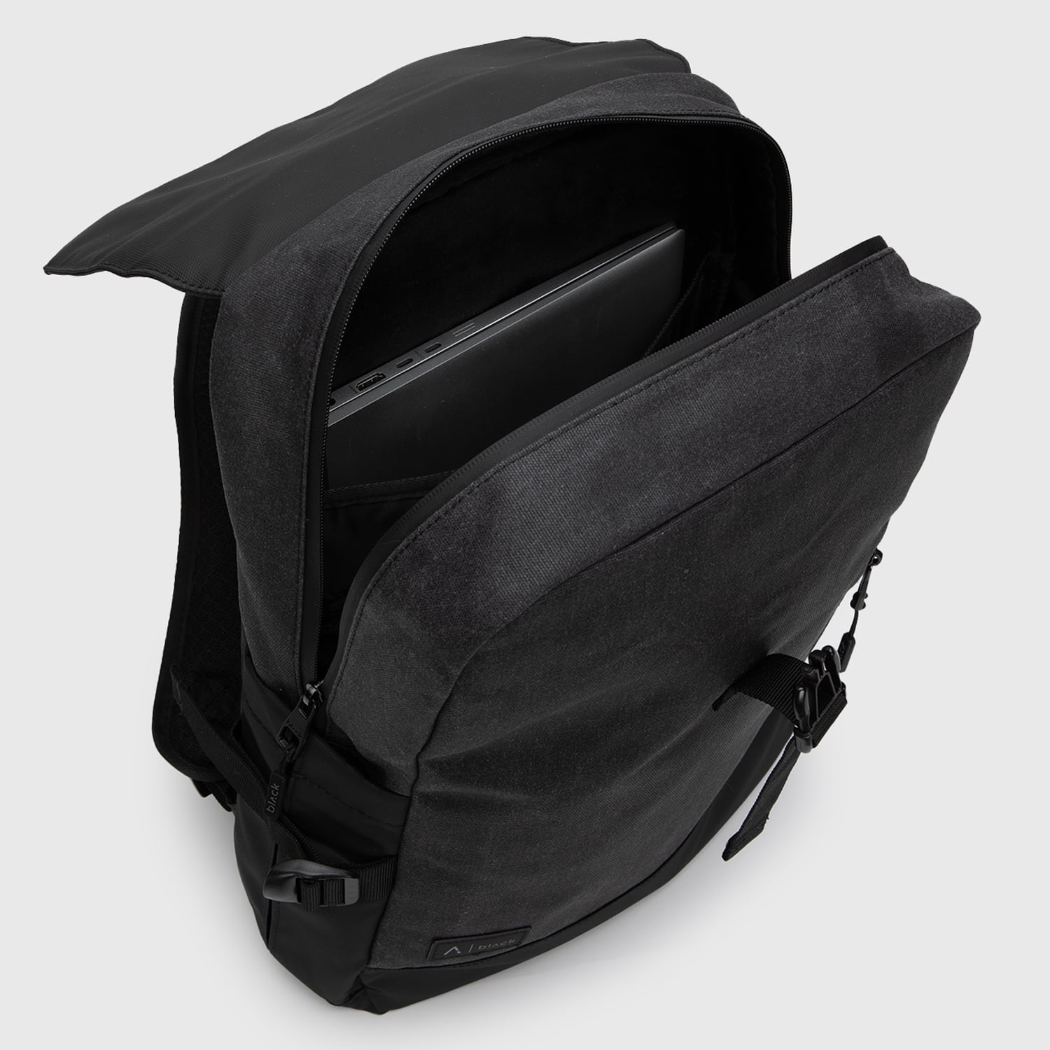 MOCHILA COPENHAGUEN GRAPHITE BLACK BUBBA - 5