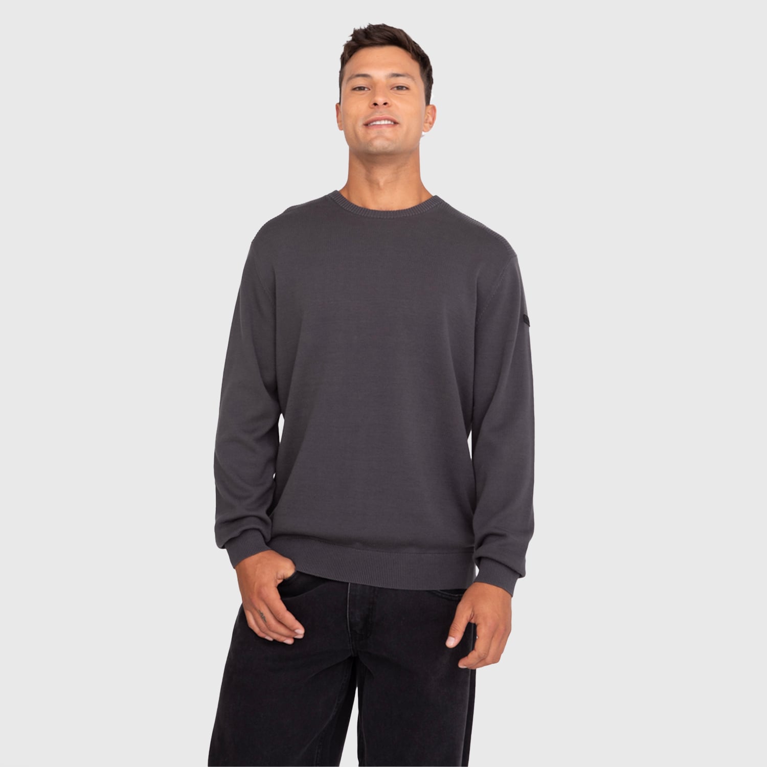 CHALECO LINE LIGHT GREY BLACK BUBBA - 1