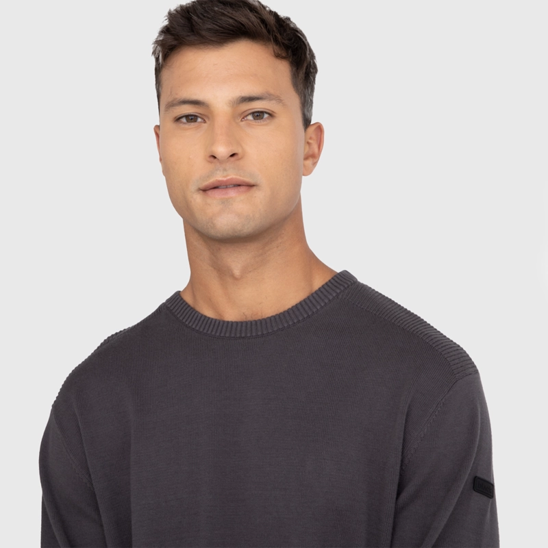 CHALECO LINE LIGHT GREY BLACK BUBBA - 4
