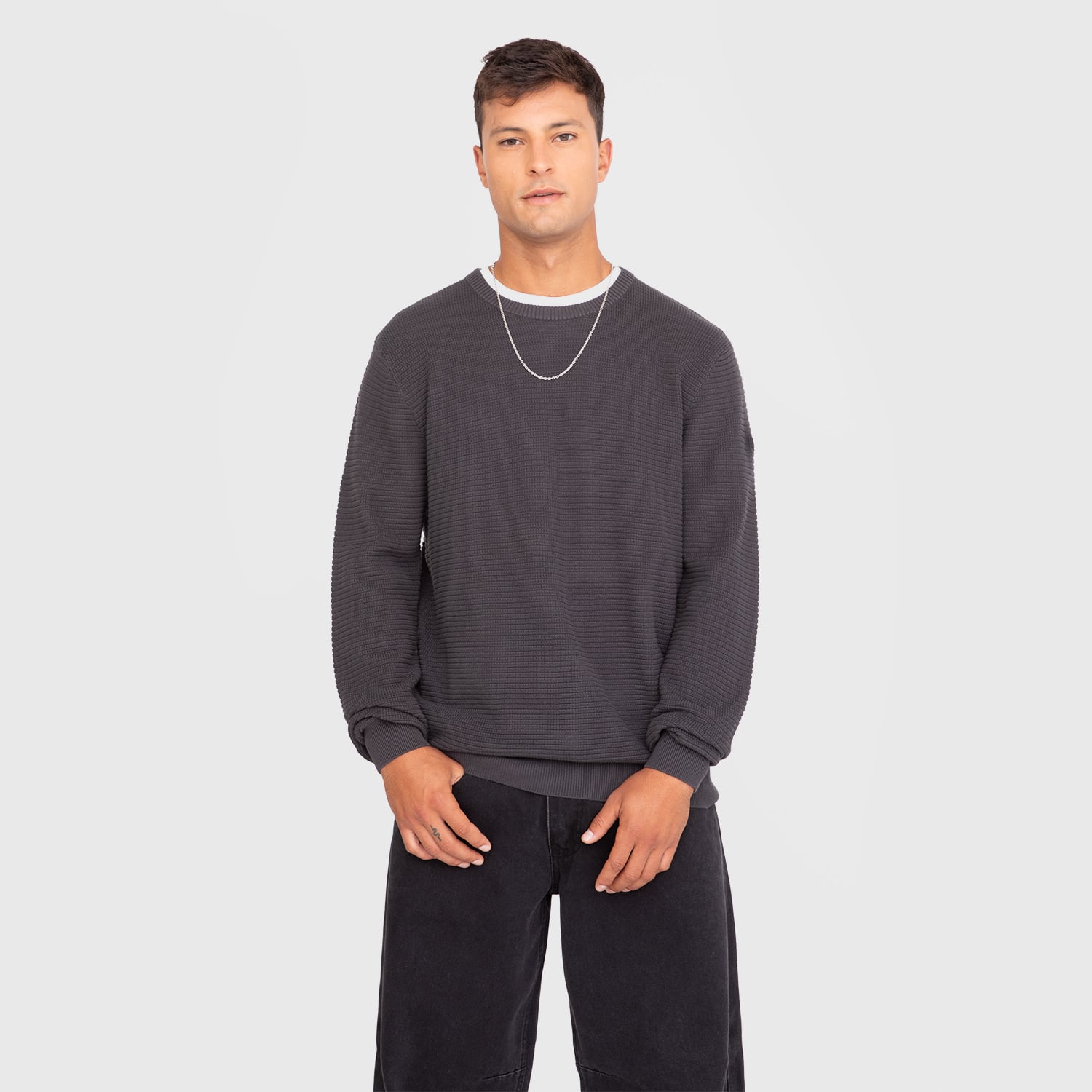 CHALECO URBAN LIGHT GREY BLACK BUBBA - 1