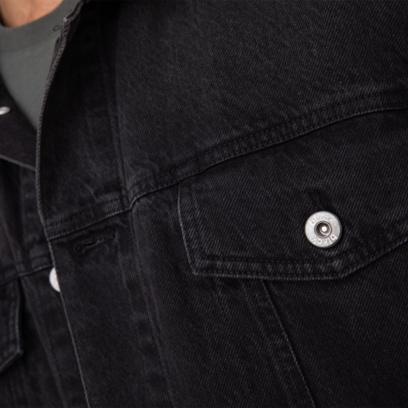 CHAQUETA DE JEANS DARK UNISEX BLACK BUBBA - 5