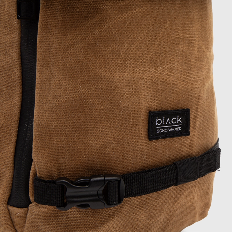 MOCHILA SLING BAG SOHO MUSTARD BLACK BUBBA - 5