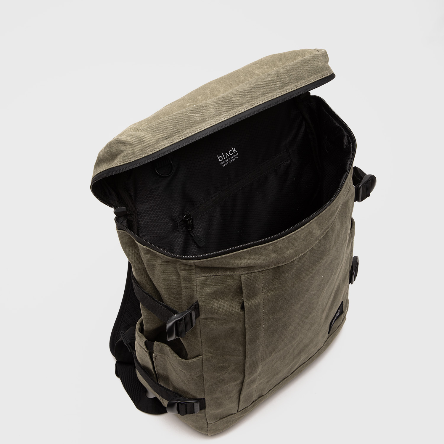MOCHILA SOHO MOSS BLACK BUBBA - 5