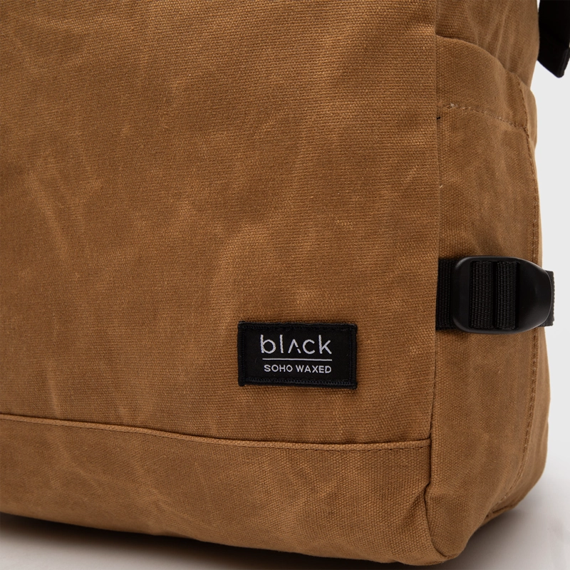 MOCHILA SOHO MUSTARD BLACK BUBBA - 6