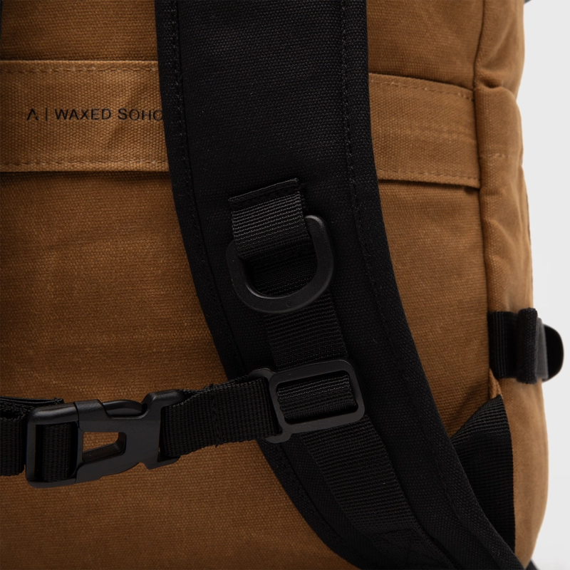 MOCHILA SOHO MUSTARD BLACK BUBBA - 8