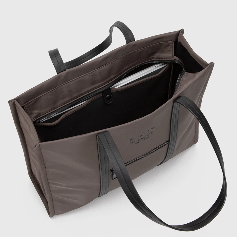 CARTERA TOTE MANHATTAN MOKA BLACK BUBBA - 8