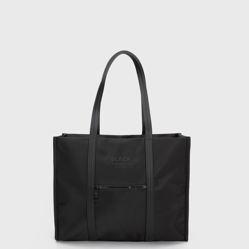 CARTERA TOTE MANHATTAN NEGRO BLACK BUBBA - 1