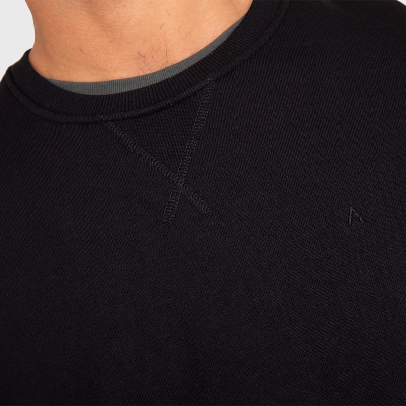 POLERON CREWNECK BLACK BLACK BUBBA - 4